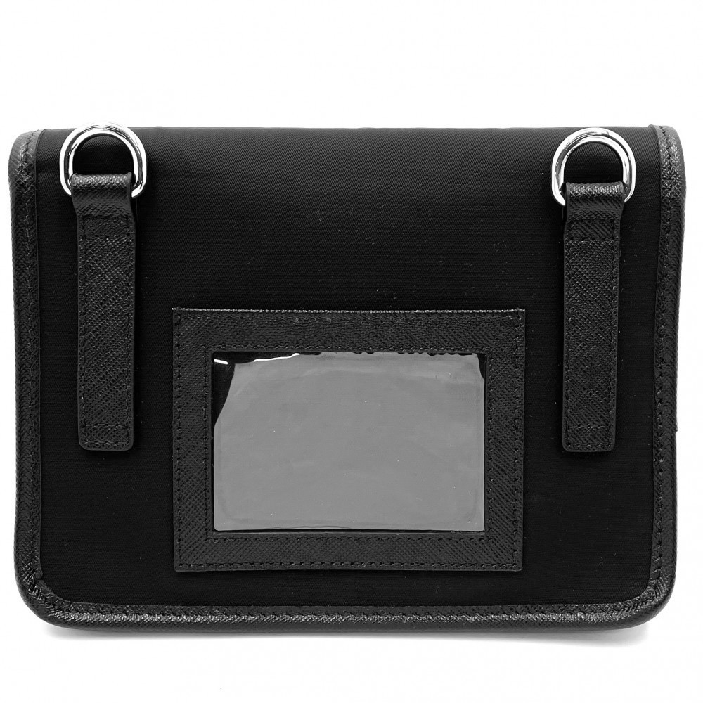 Prada Triangle Logo Pochette Black - image 2